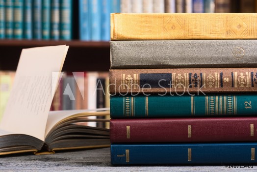 Picture of Old books in the Library